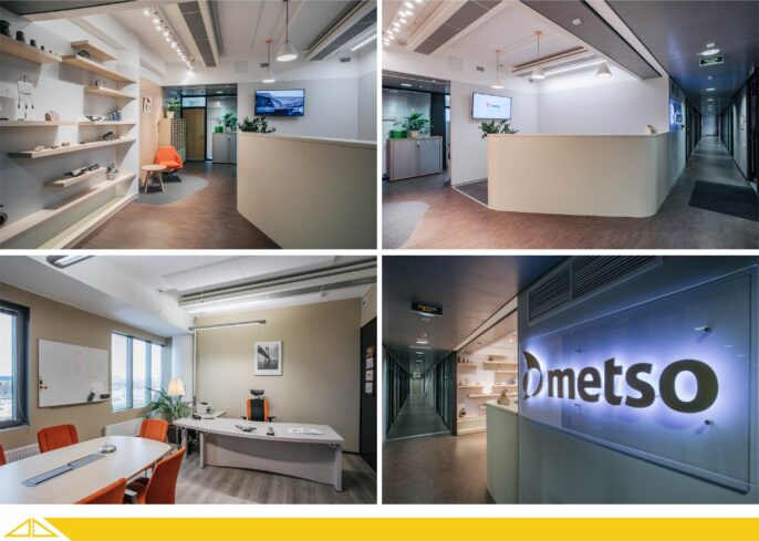 Так выглядел предшественник нового пространства — офис компании Metso